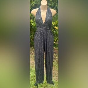 LexBreezy Hi'i Kalo Black/Metallic Silver Jumper, Size XS, BNWT